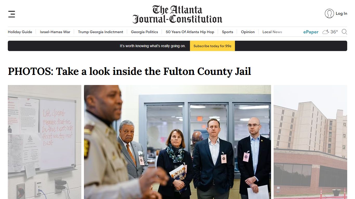 AJC PHOTOS: Take a look inside the Fulton County Jail